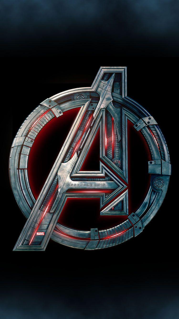 Avengers Logo iPhone Wallpaper Free Avengers Logo iPhone Background