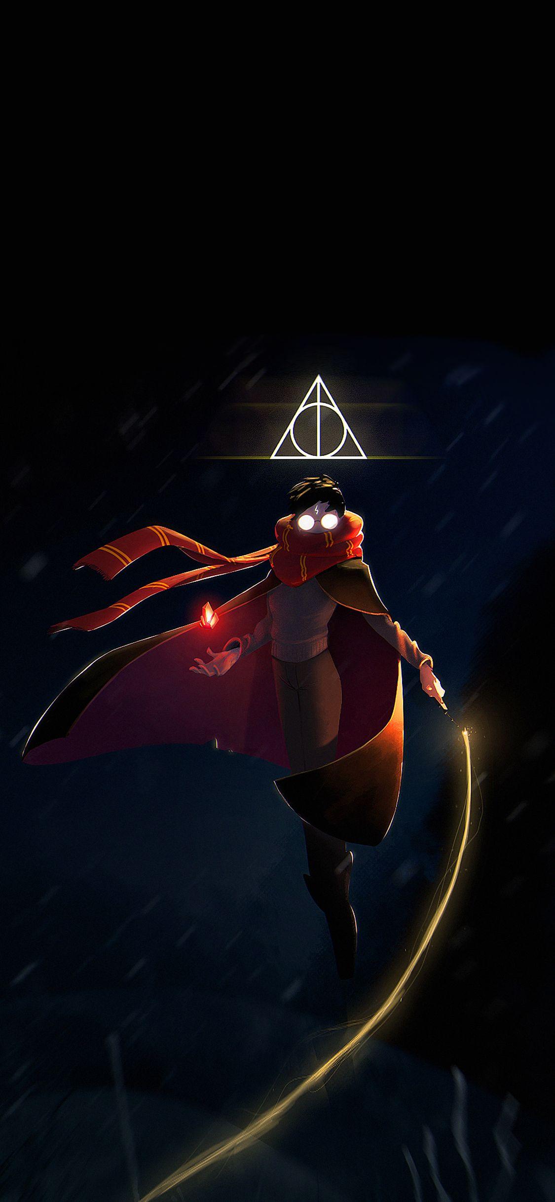 Harry Potter for iPhone X. Cartoons 3D wallpaper, Harry potter