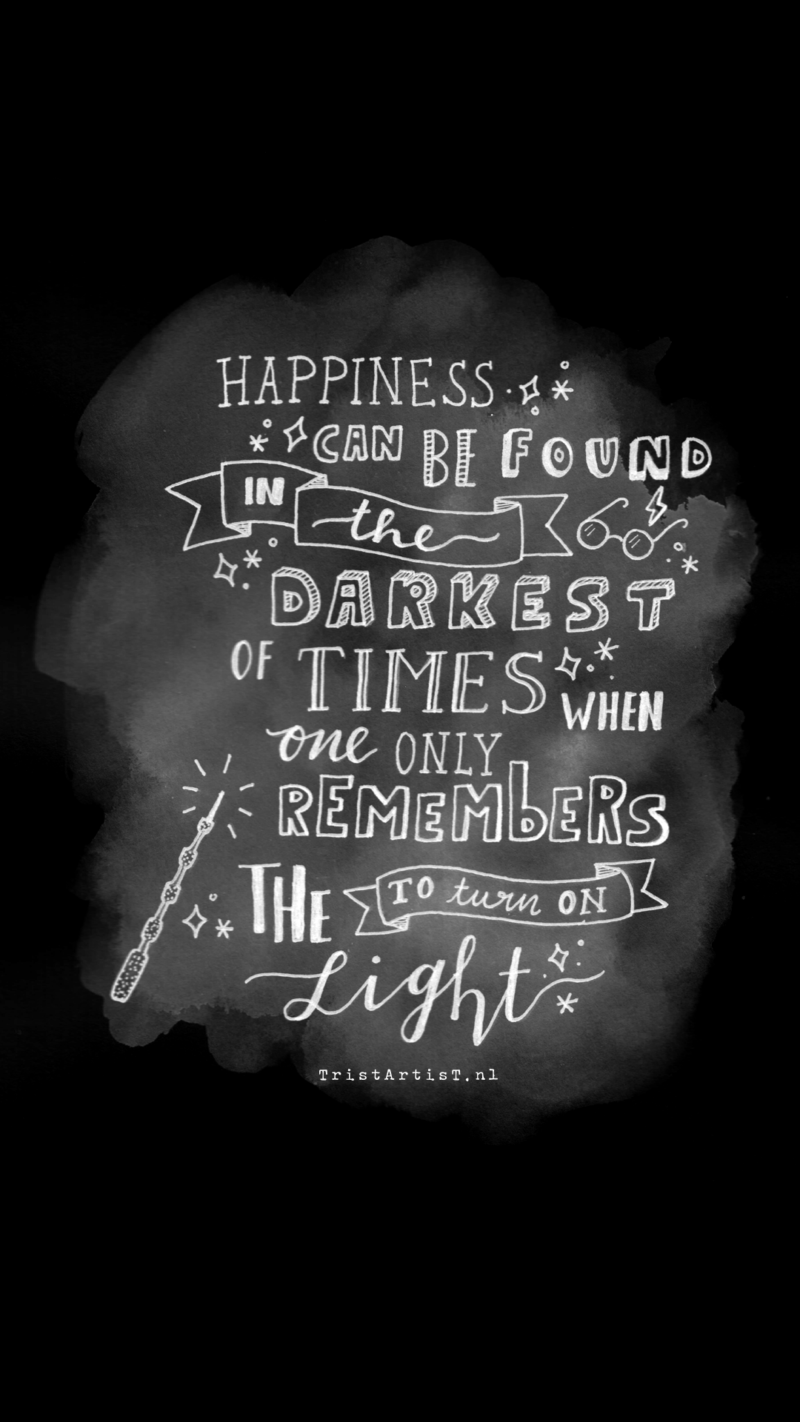 tristartist harry potter quote phone background