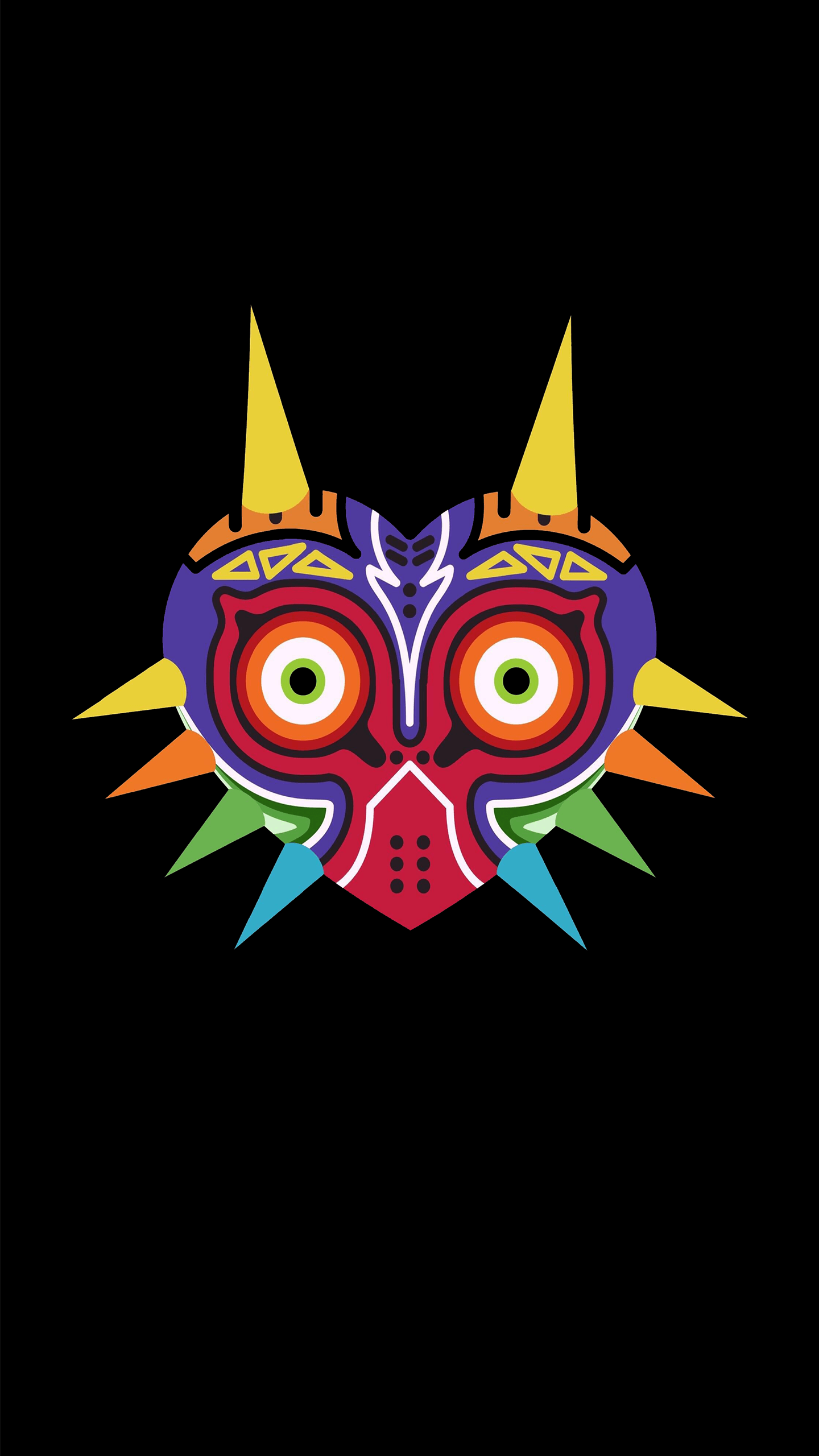 QuantumEggplant's Majoras Mask phone wallpaper edited