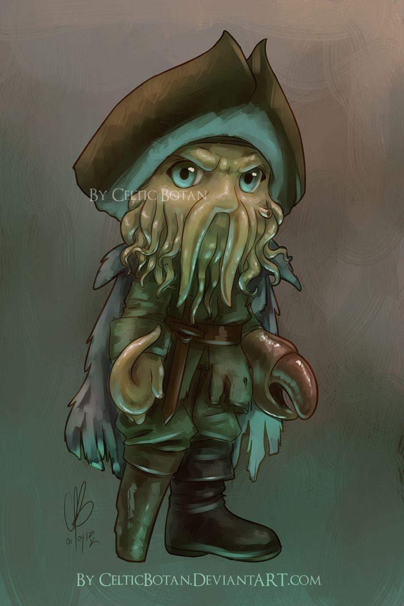 Chibi Davy Jones's less disgusting this way ! Ahaha