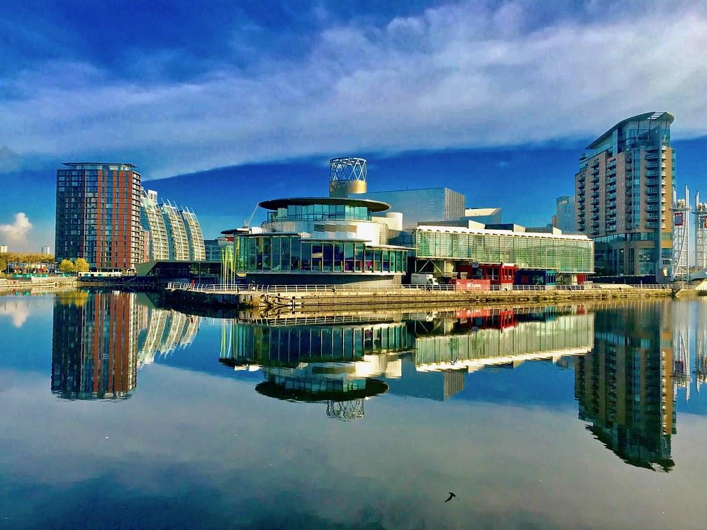 Salford Quays. Manchester, Lancashire. Ugborough Exile
