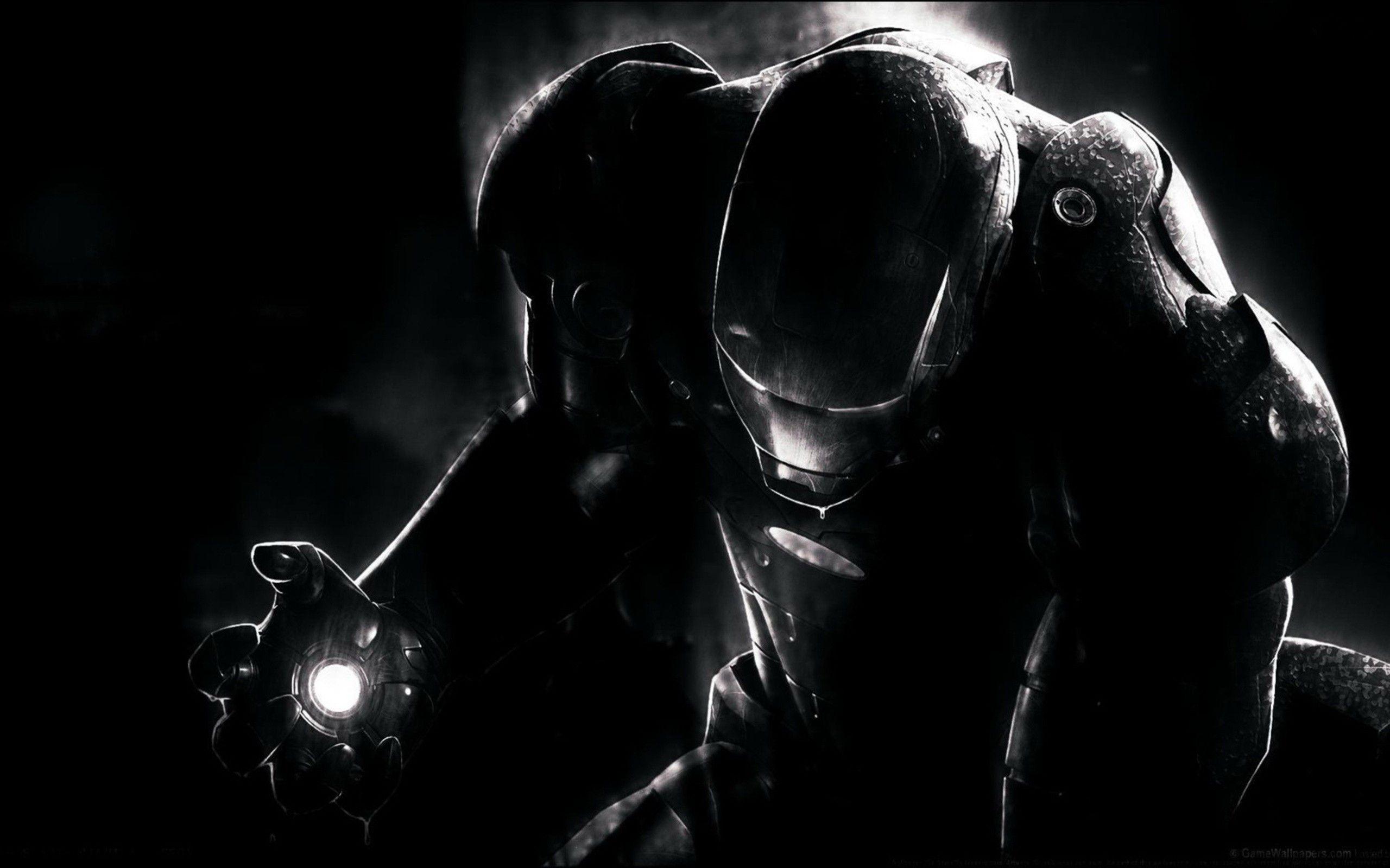 Dark Ironman. Iron man wallpaper, Black HD wallpaper, Iron