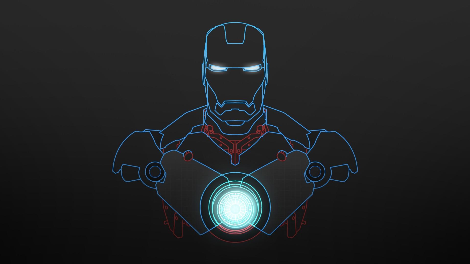 abstract, Blueprints, Iron Man Wallpaper HD / Desktop and Mobile Background