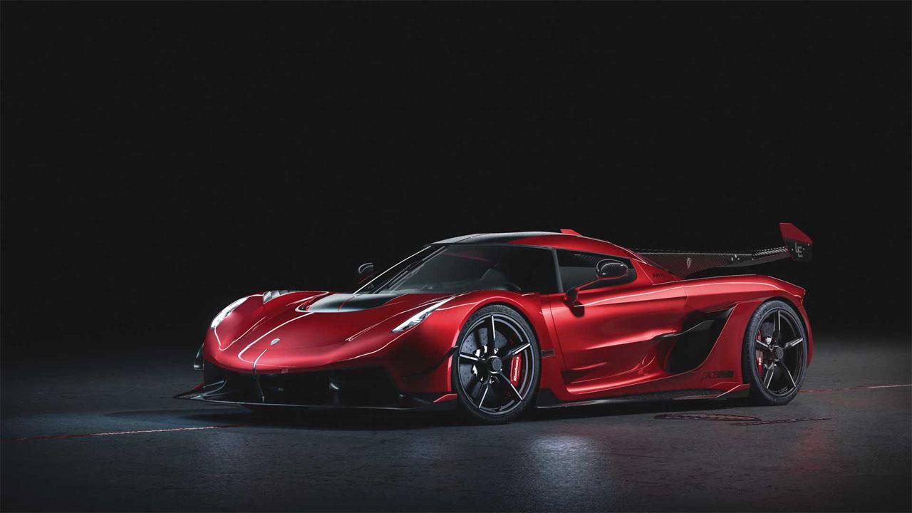 Koenigsegg Jesko Red Cherry Edition hypercar is incredible