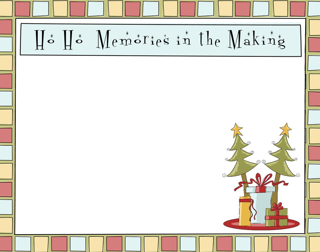 New Year Christmas Memories Free PPT Background
