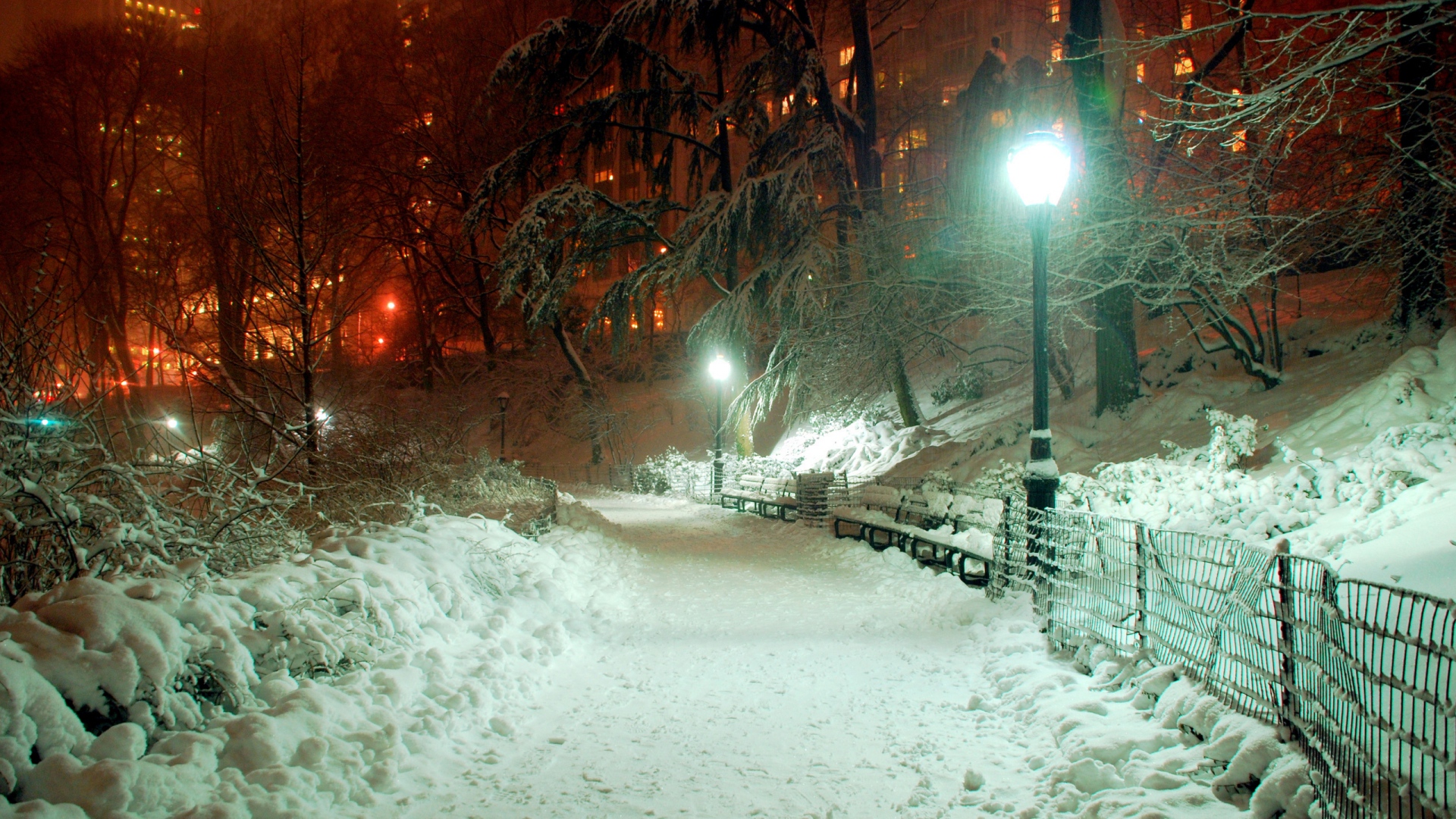 Winter Wallpaper New York Central Park