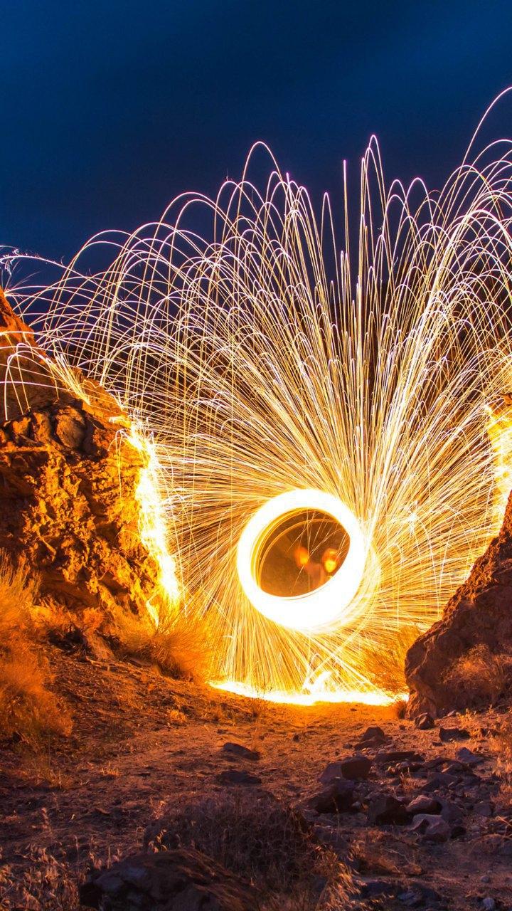 Playing With Fire: Steel Wool Spinning