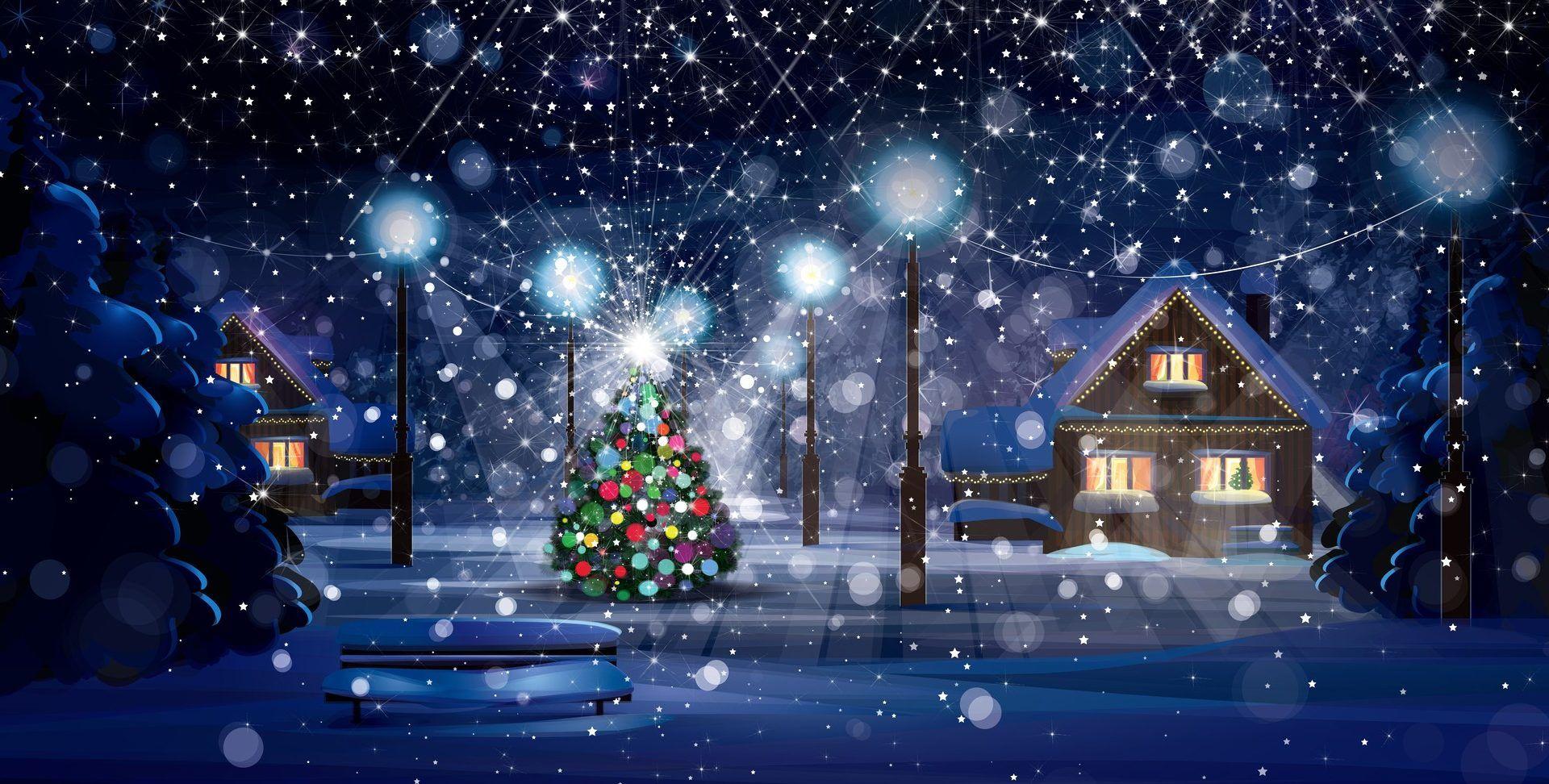 Christmas Eve Night Wallpapers Wallpaper Cave