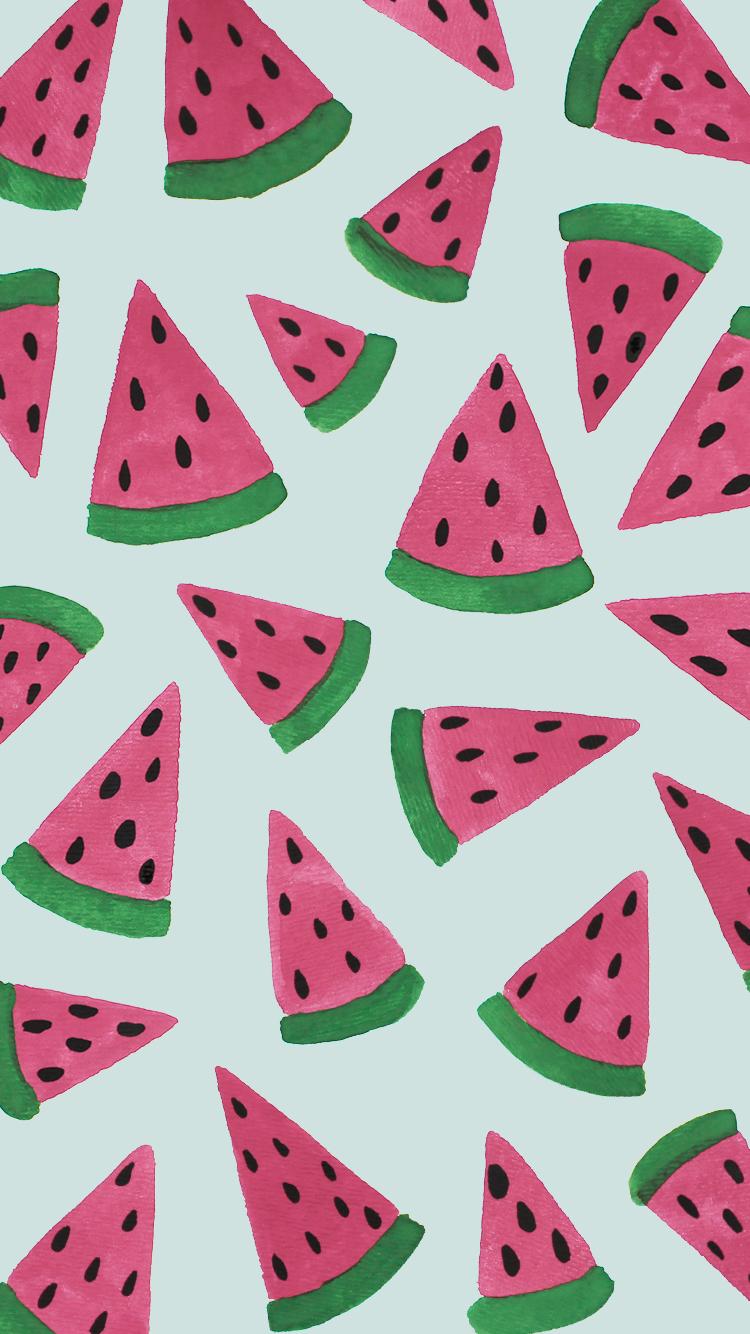 SUMMER WATERMELON. FREE PHONE WALLPAPERS