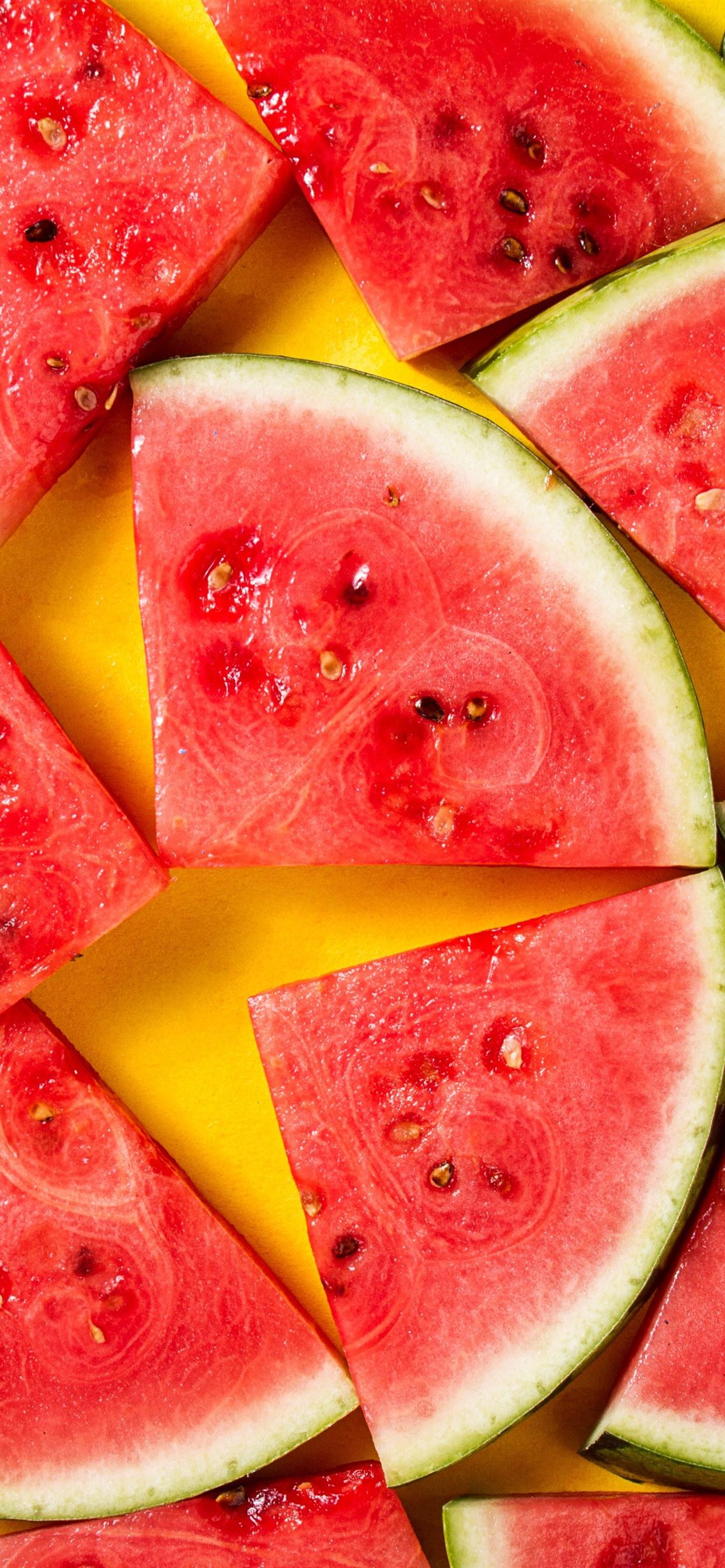 Summer fruit, some slices of watermelon 1242x2688 iPhone XS
