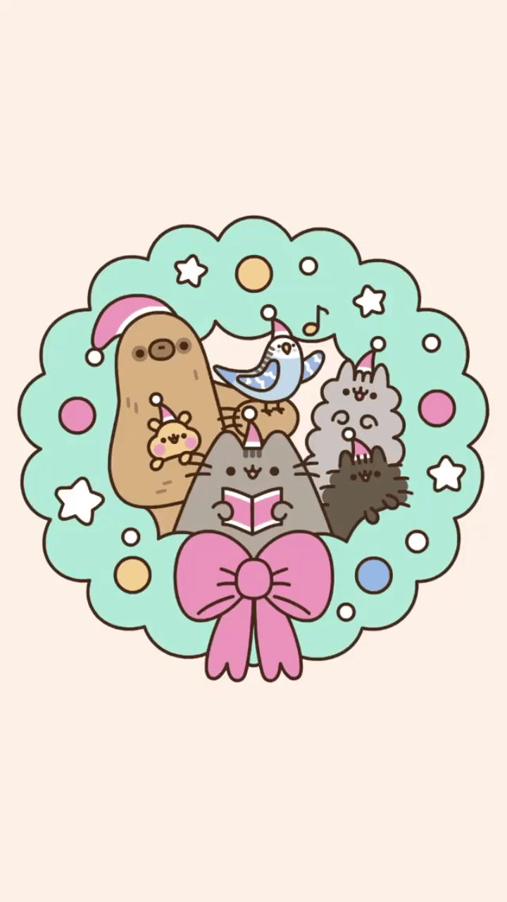 Get Inspired For Pusheen Winter Phone Wallpaper picture