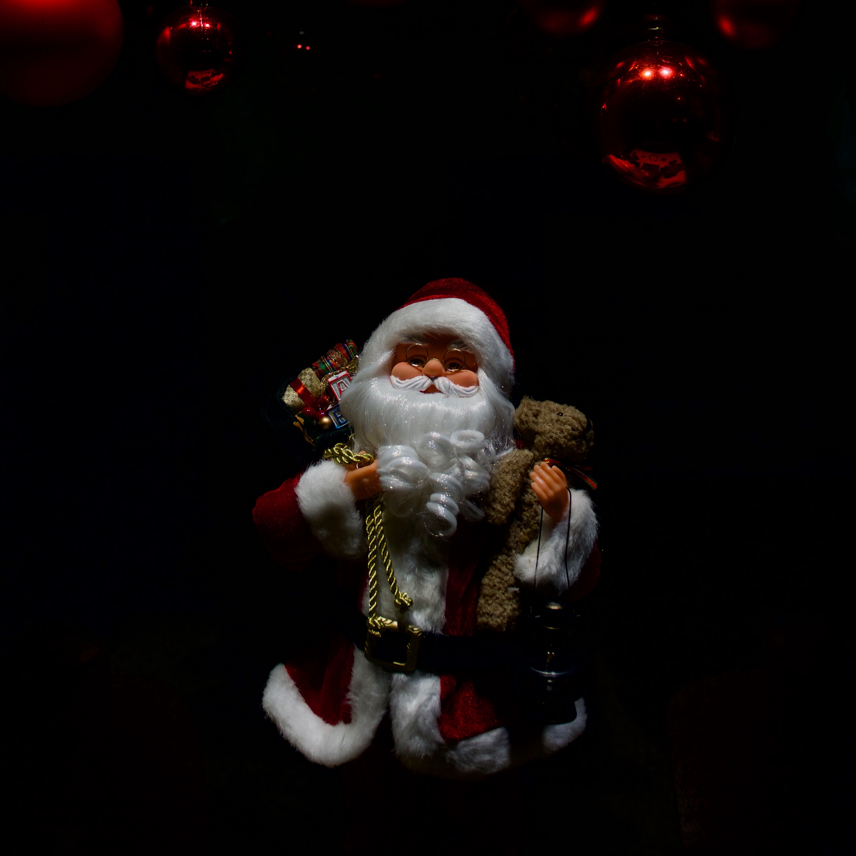 Download wallpaper 3415x3415 santa claus, christmas, new