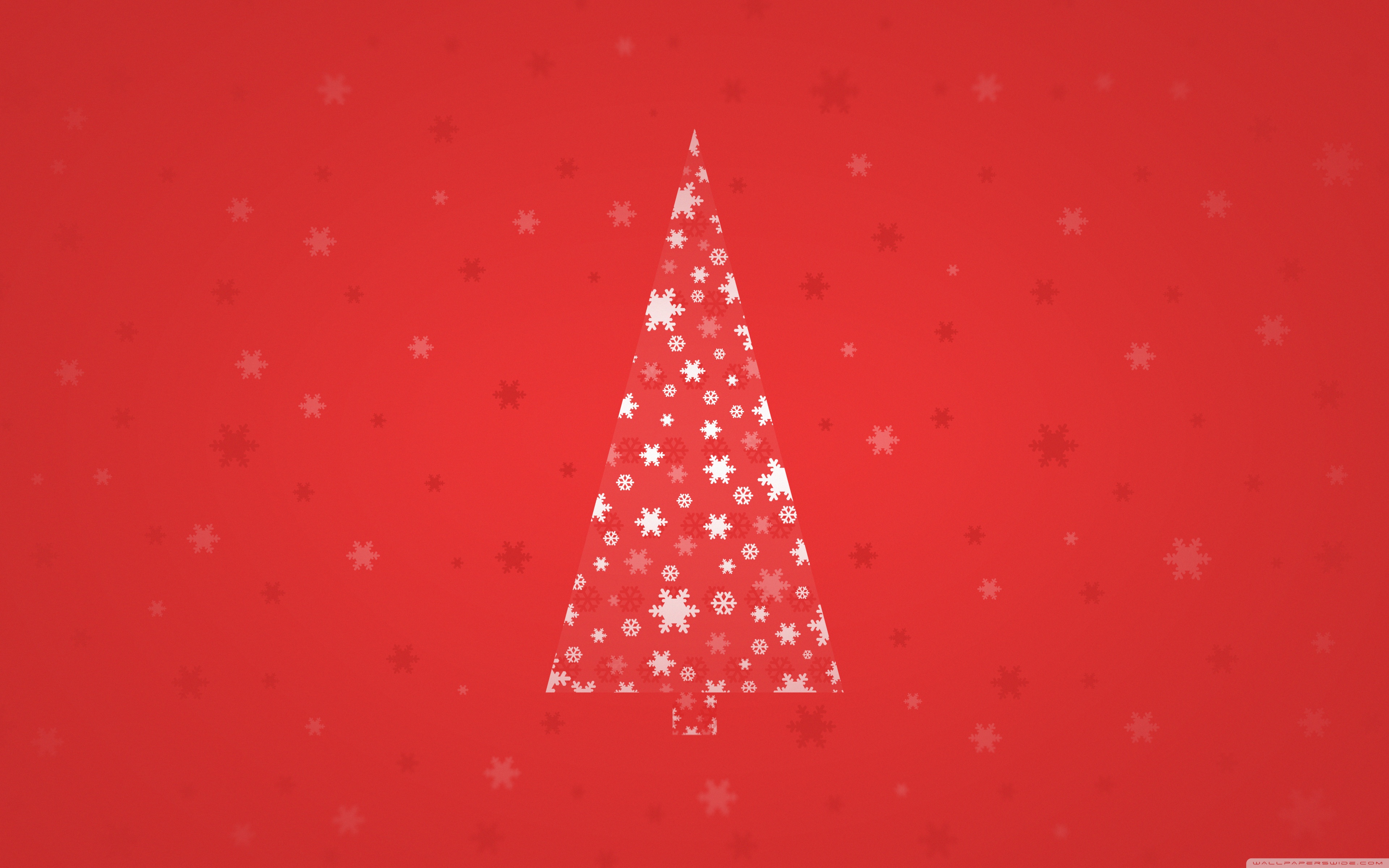 Abstract Christmas Tree UHD Desktop Wallpaper for 4K Ultra
