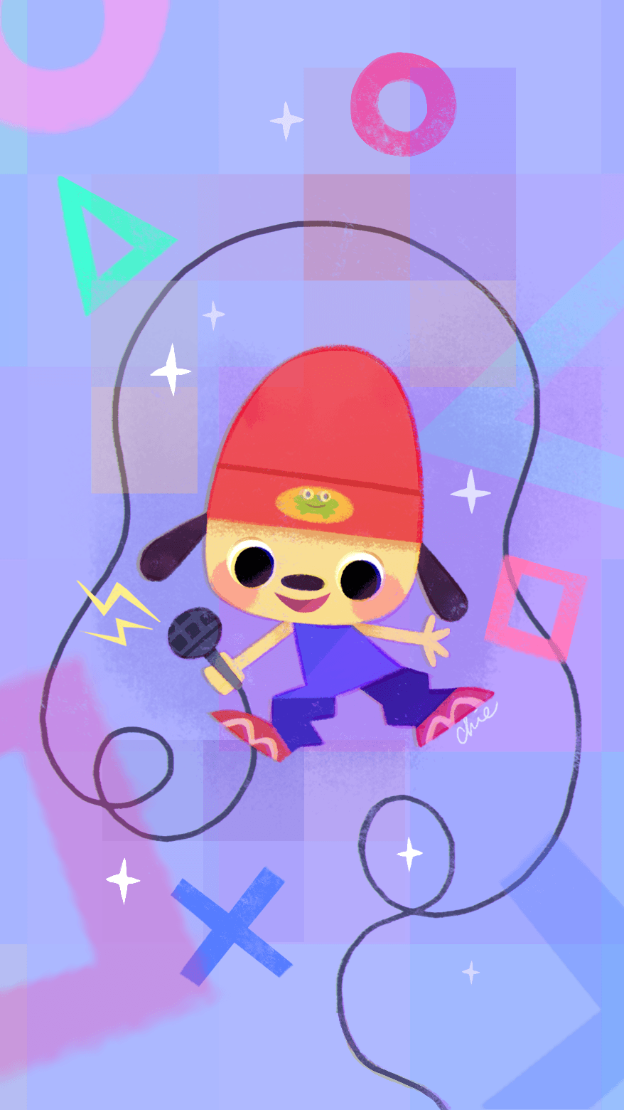 Parappa the Rapper remaster coming to PS4! happy 20th. Art