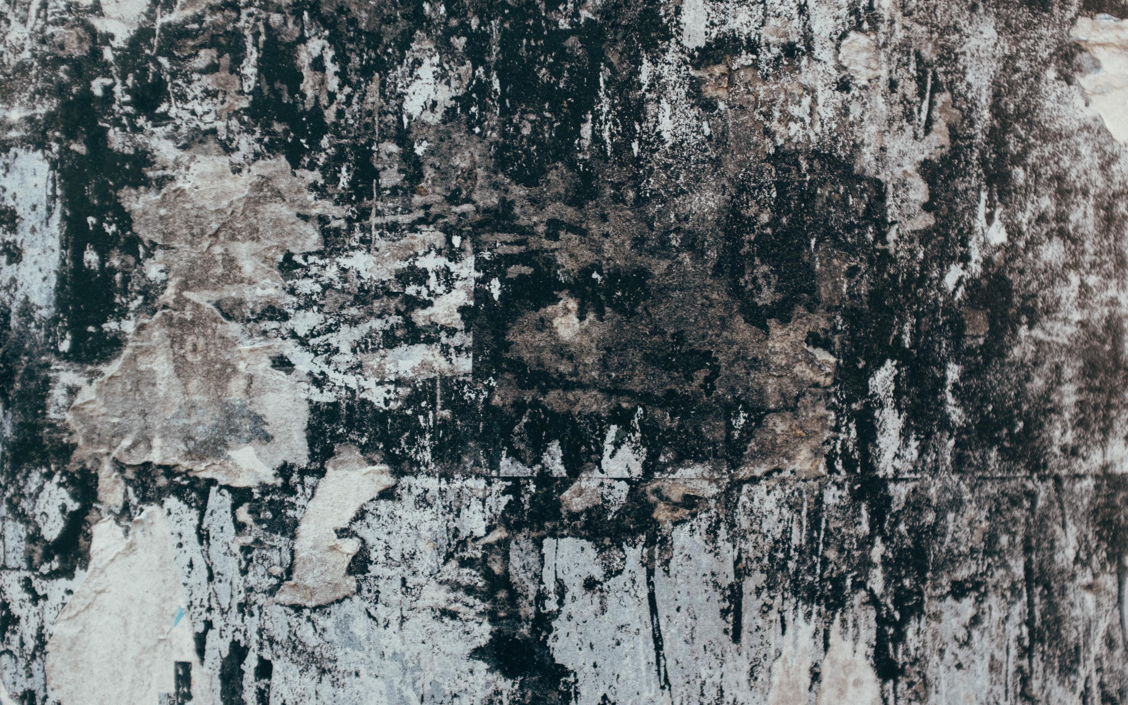 Download wallpaper 3840x2400 wall, texture, grunge, stains