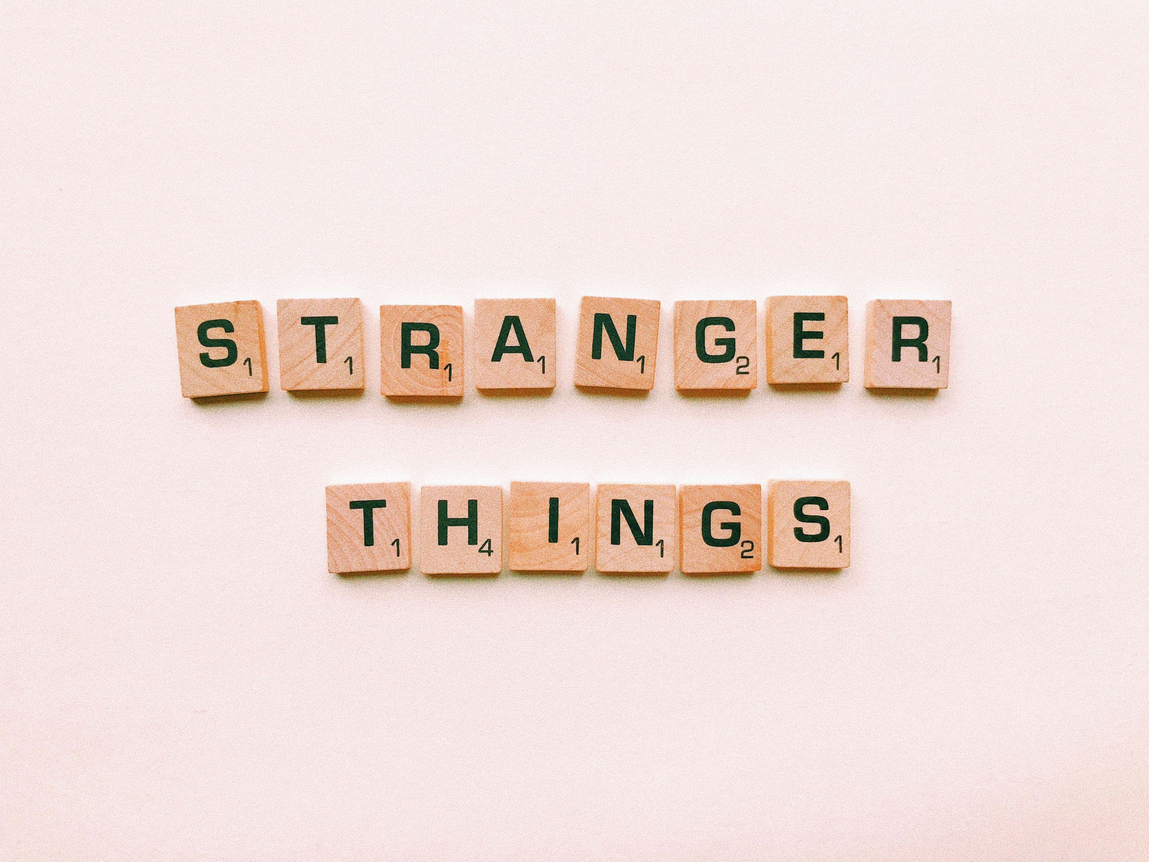 Stranger Things Letter Tiles · Free