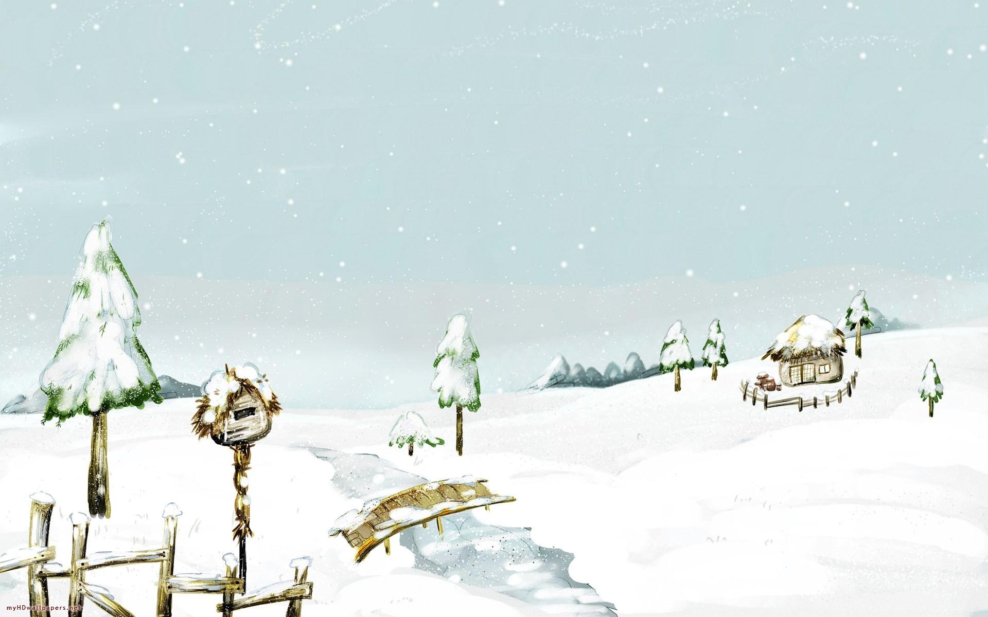 Cartoon Winter Wallpaper