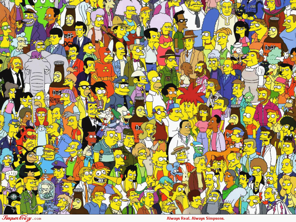 Simpsons wallpaper for your desktop