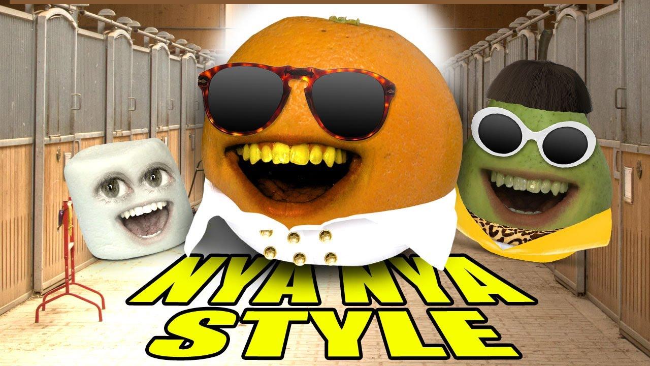 Annoying Orange Orange Nya Nya Style, HD Wallpaper
