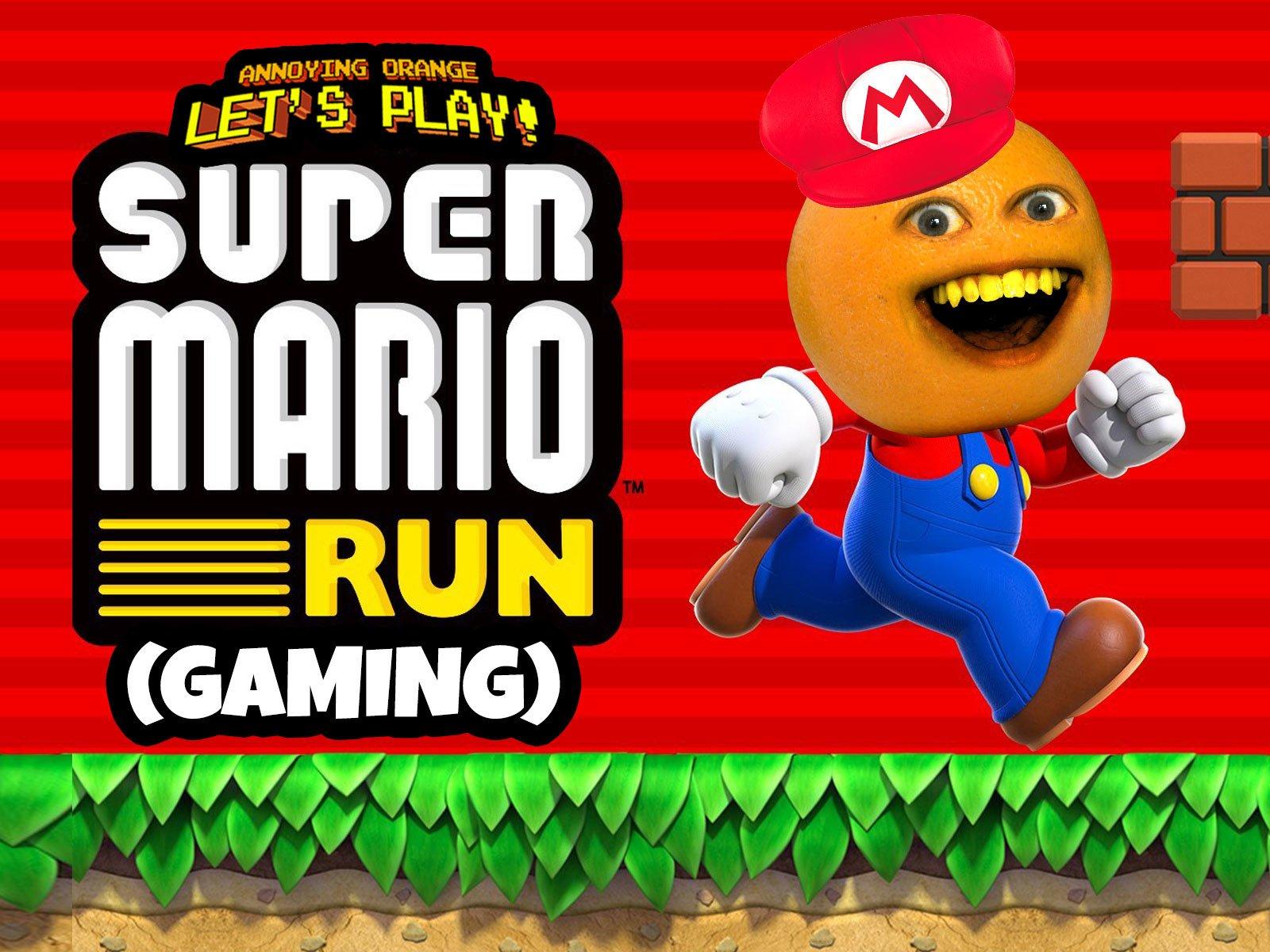 Watch Clip: Annoying Orange Let's Play Mario Run