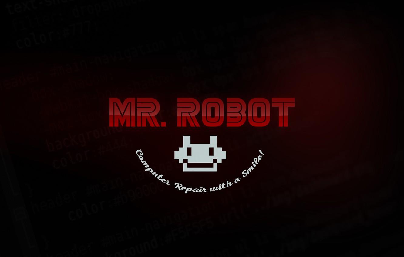 Wallpaper logo, robot, series, code, mr.robot, fsociety image