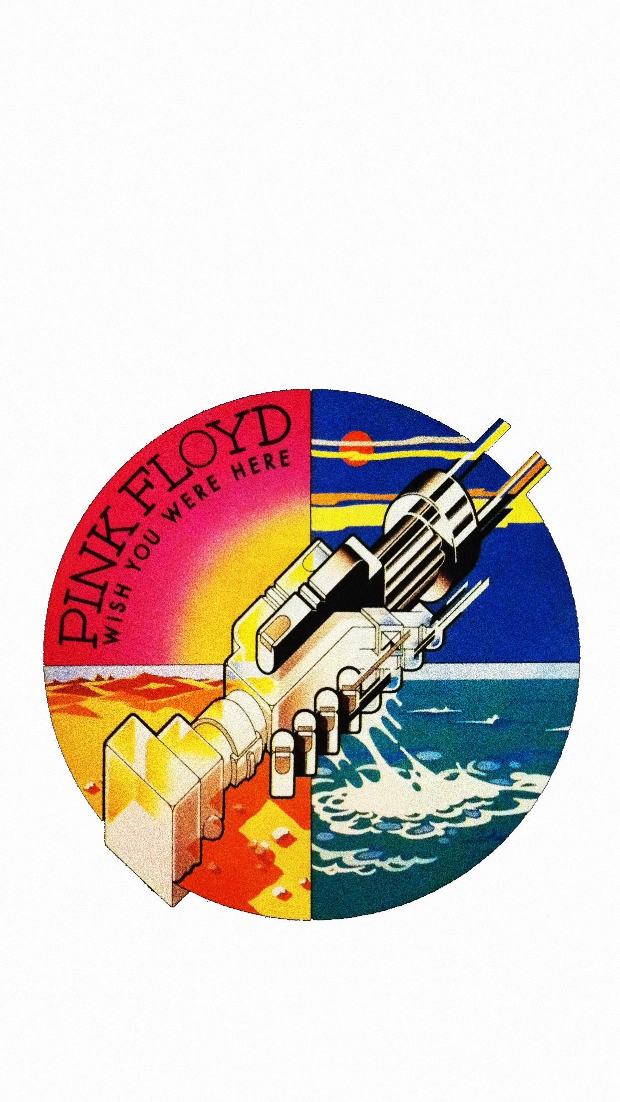 here's a lil “wish you were here” robot handshake wallpaper for ya phones: pinkfloyd