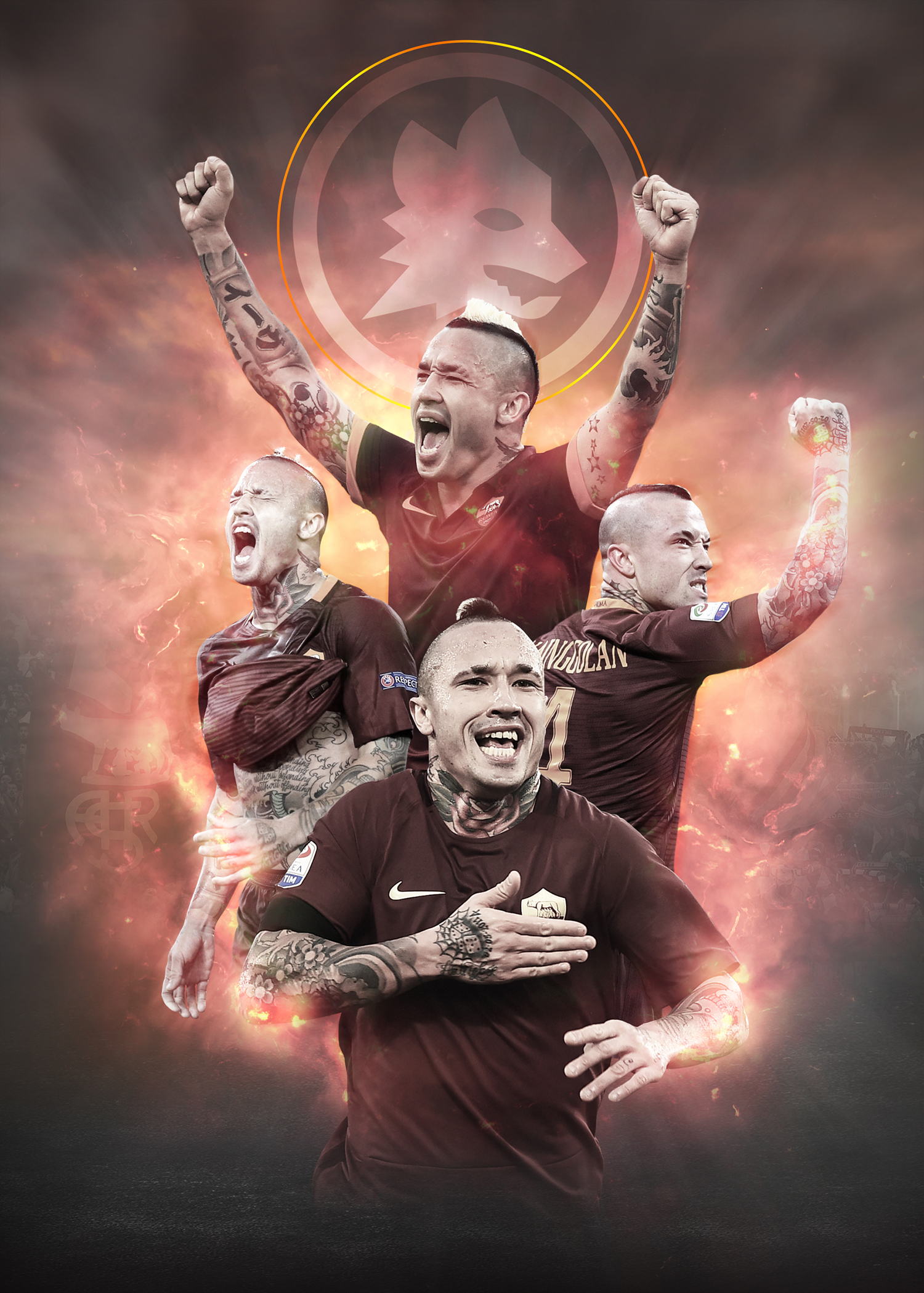 Free download AS Roma Forza27 [1500x2098] for your Desktop