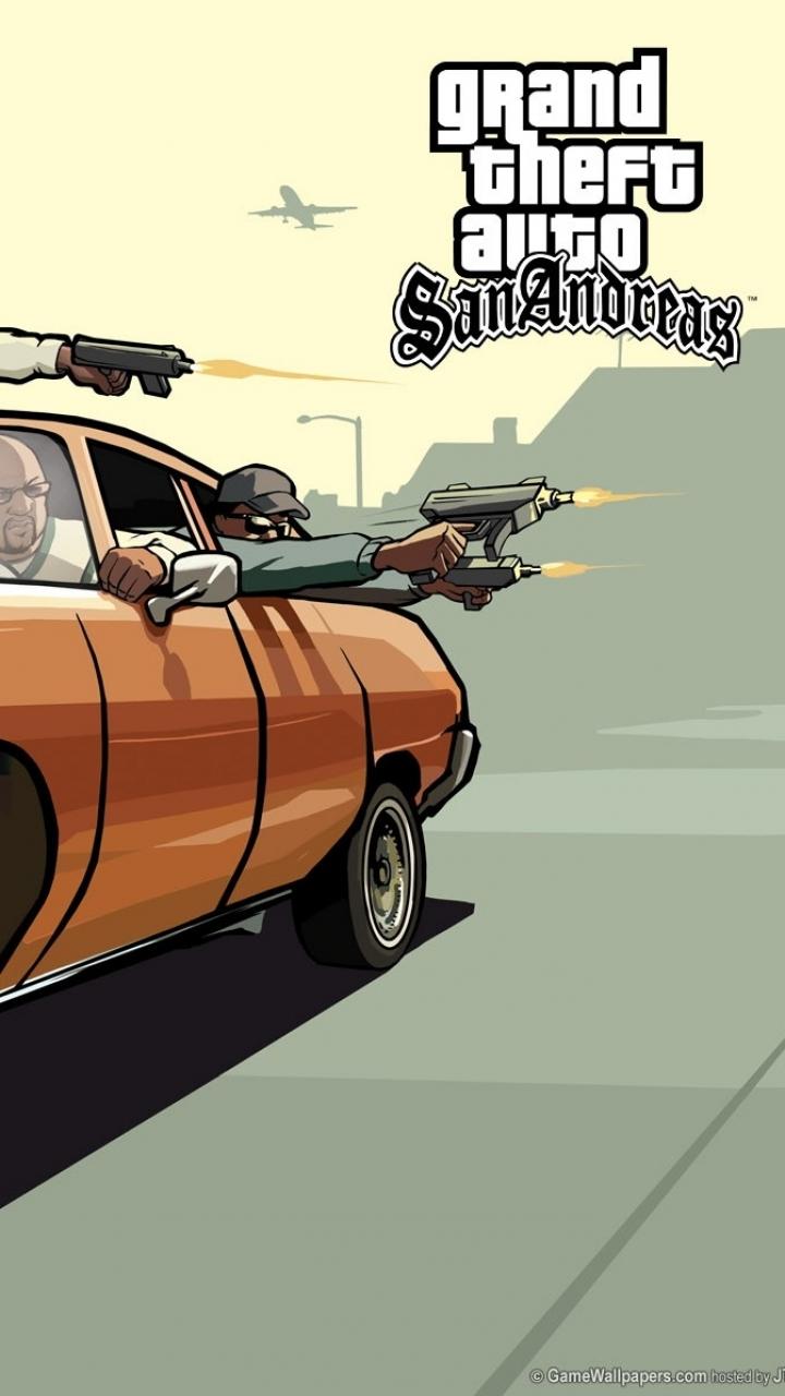 Video Game Grand Theft Auto: San Andreas (720x1280) Wallpaper