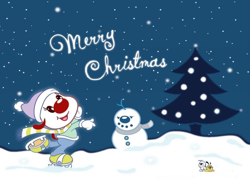 Cute Cartoon Christmas Wallpaper Free Cute Cartoon Christmas Background