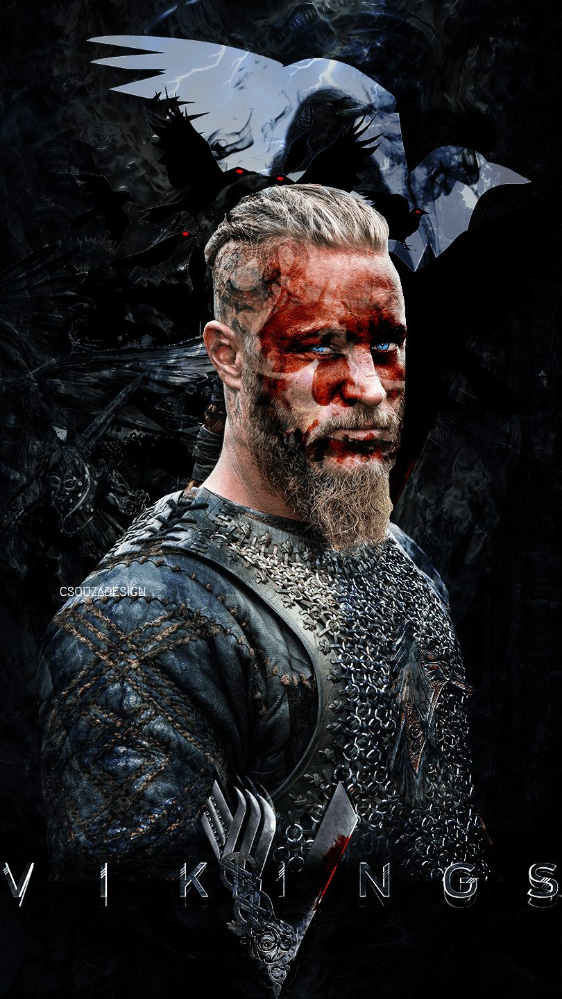 Ragnar Lothbrok Wallpaper! (VIBRANT VERSION)