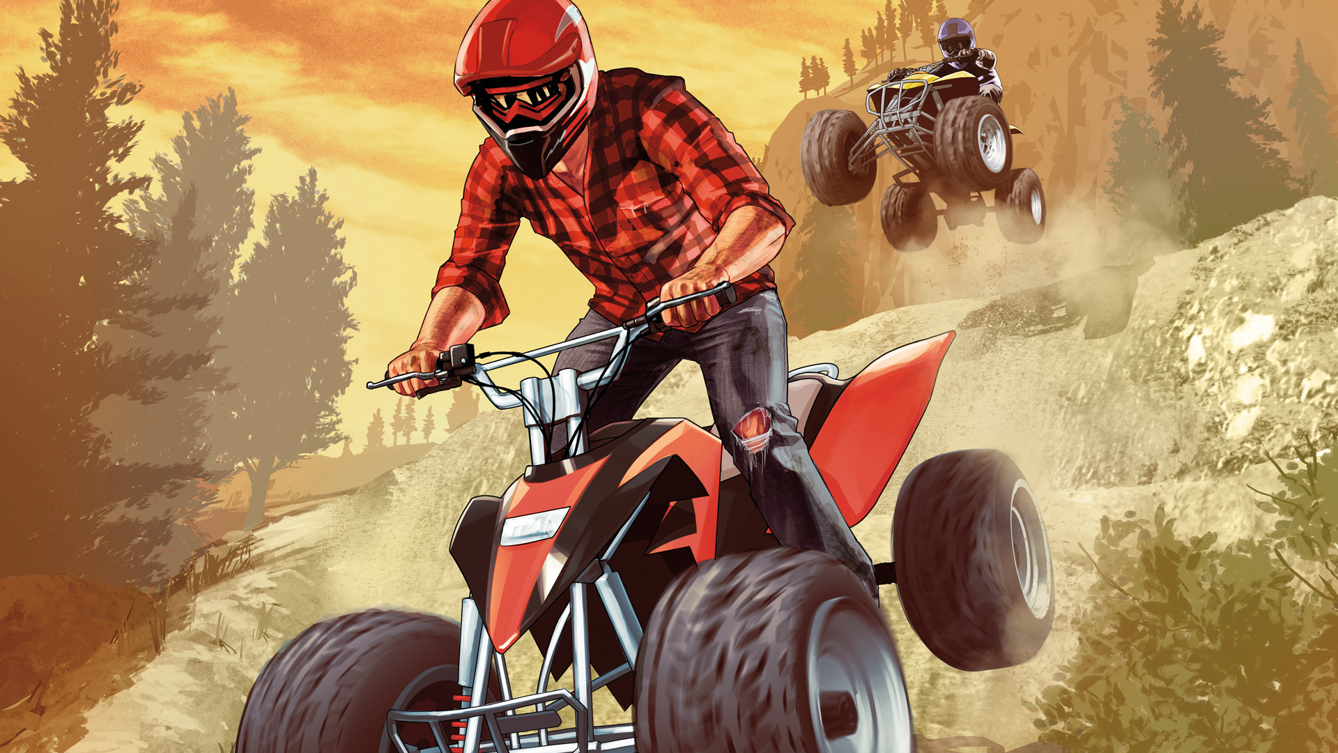 ATV Racing. Wallpaper from Grand Theft Auto Online