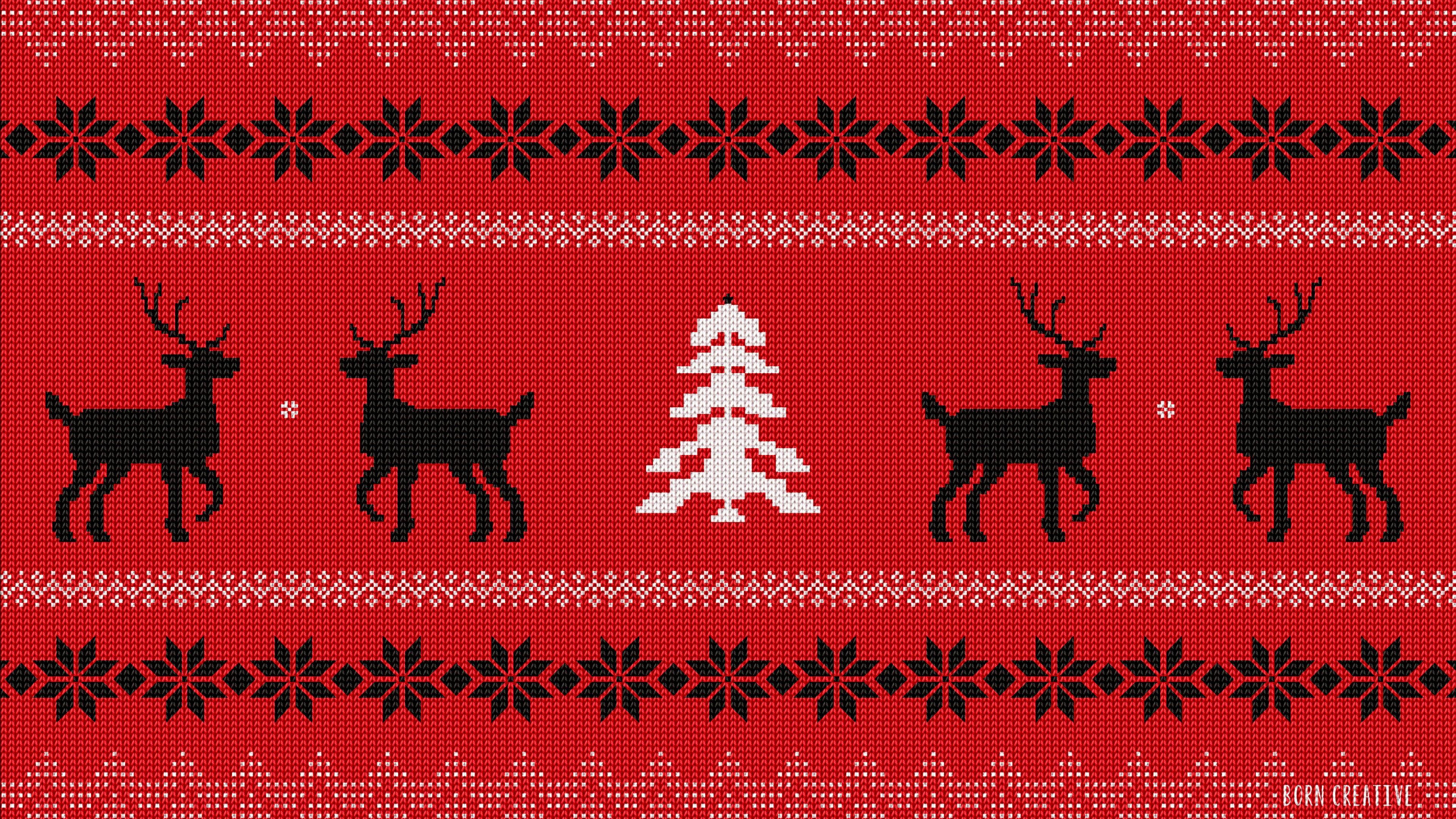 Ugly Christmas Sweater 4K wallpapers.