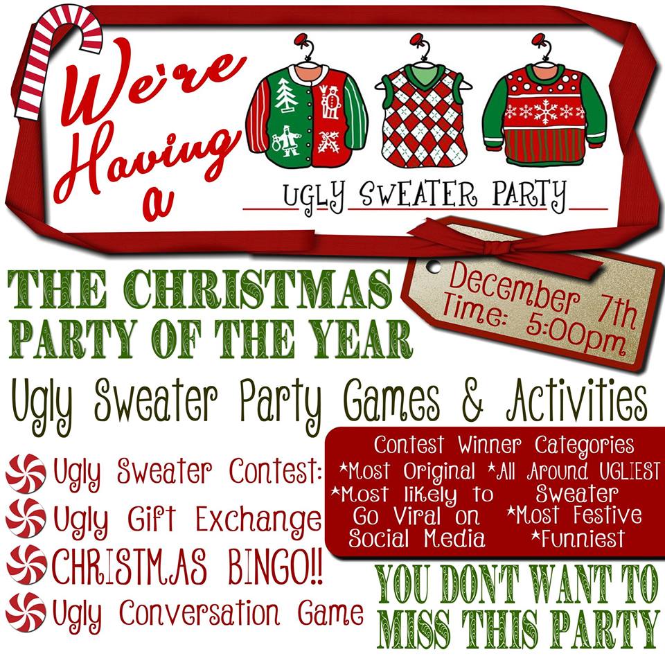 The Ugly Sweater Christmas Party Of The Year Is Coming