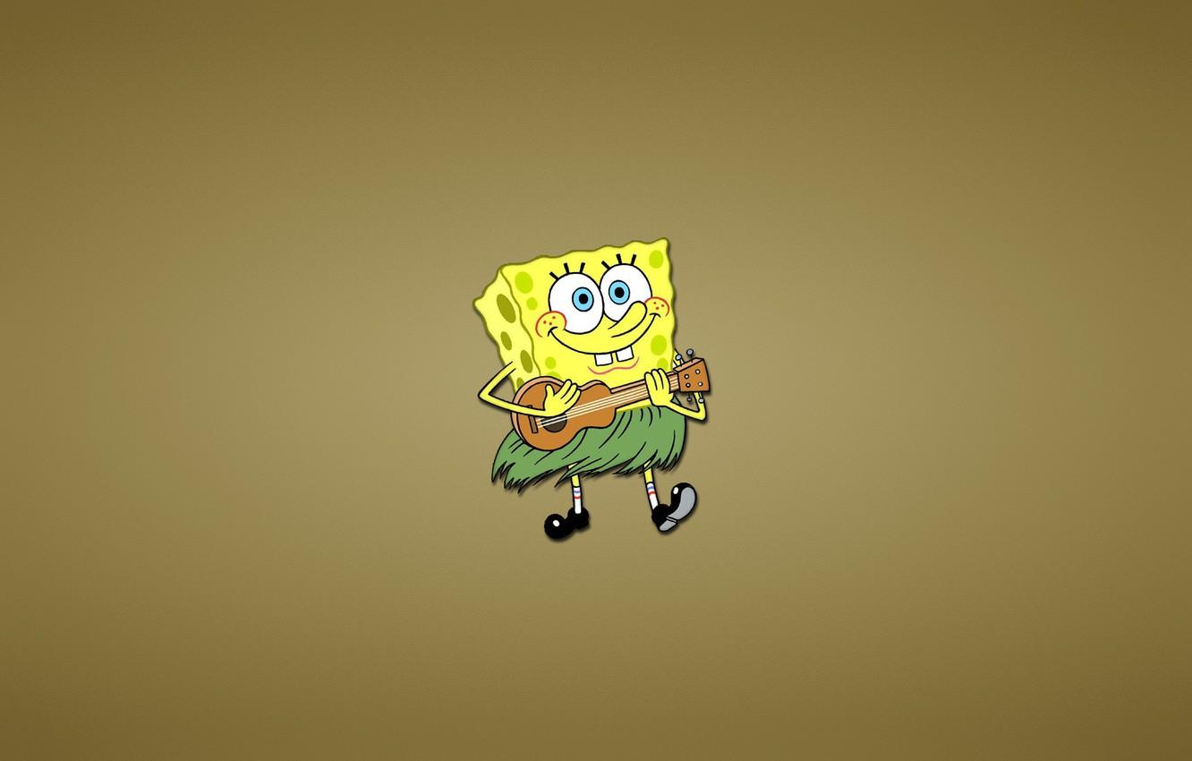 Wallpaper smile, SpongeBob SquarePants, a reed, fun, Sponge Bob