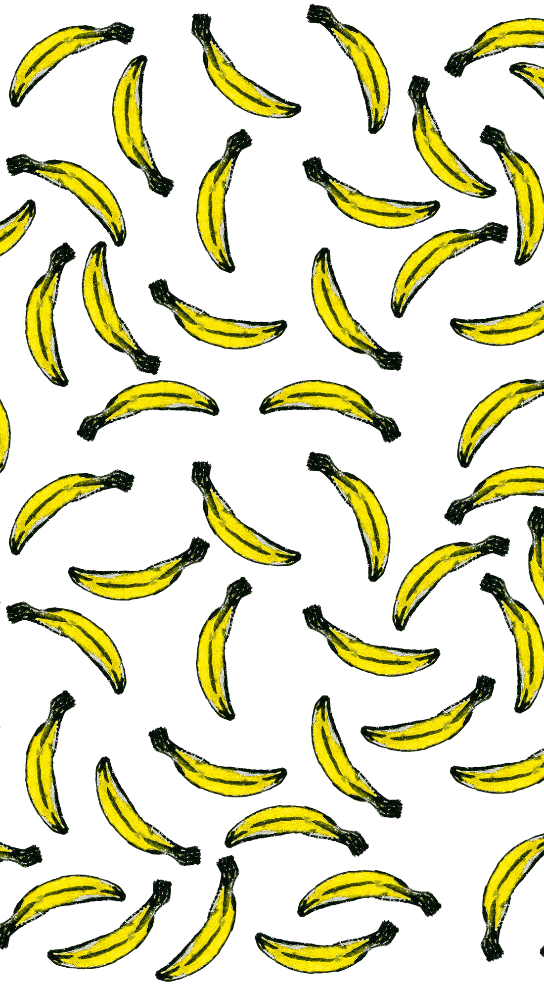 Banana Pattern. #Casetify #iPhone #Art #Design #Illustration