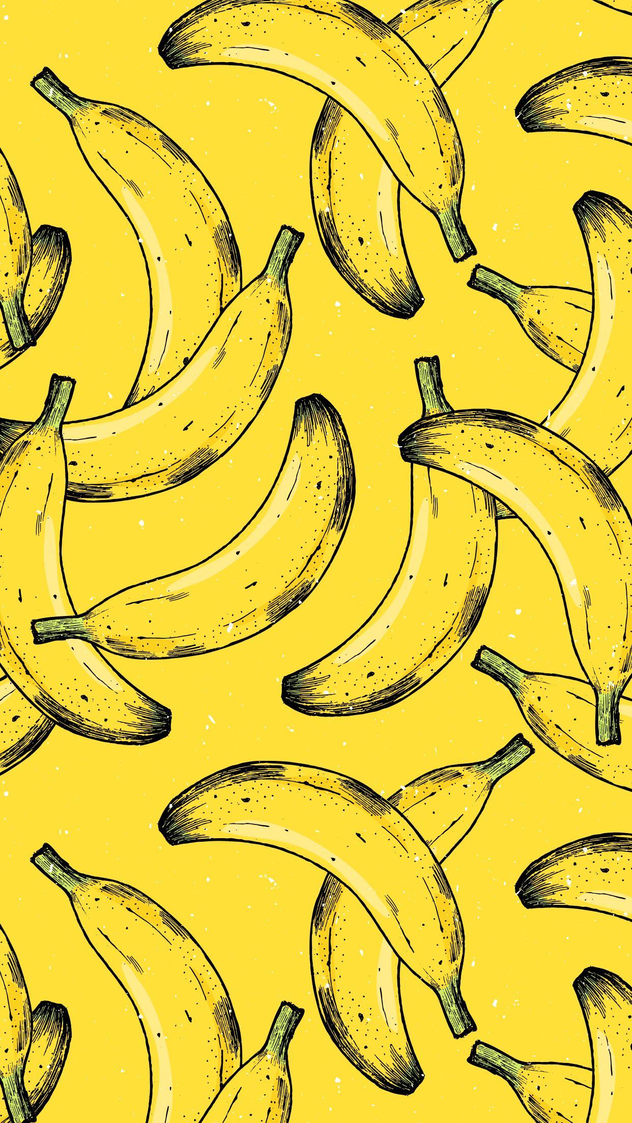 banana #iphone #iphonewallpaper #yellow #hdwallpaper. Banana art