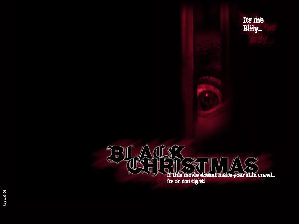 Black Christmas Horror Wallpaper