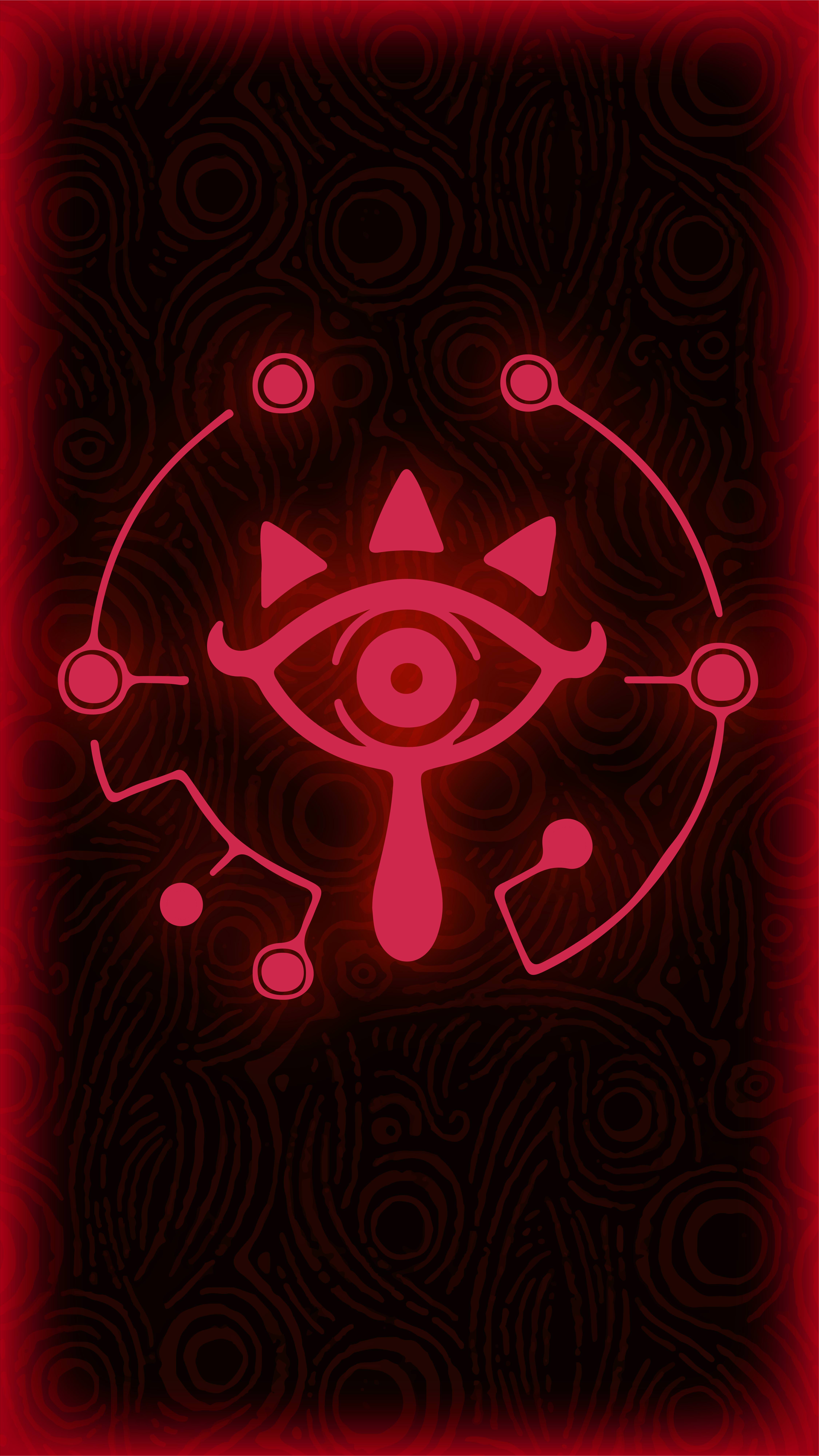 Made a sheikah slate wallpapers for iPhone X.