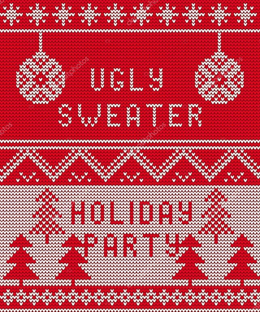 Download Ugly Christmas Sweater Background, High Quality
