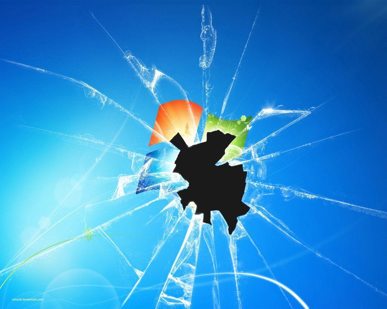 Free download Cracked Computer Screen Wallpaper 1280x1024