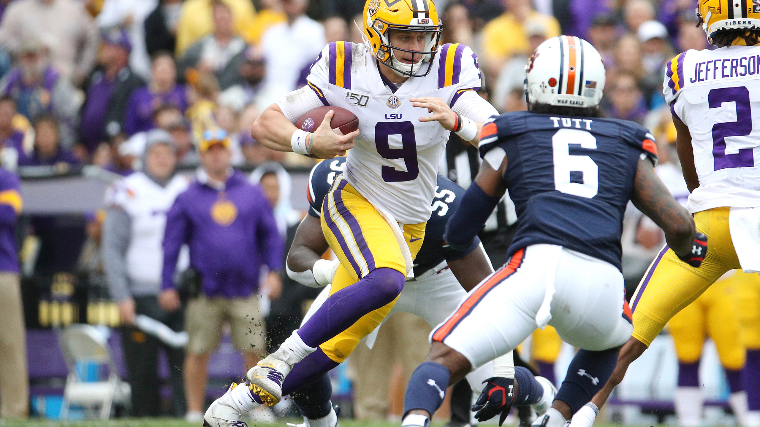 Joe Burreaux White Home Jersey Wallpaper (link to Burrow wallpaper coming  shortly like 5 minutes shortly) Geaux Tigers : r/LSUFootball