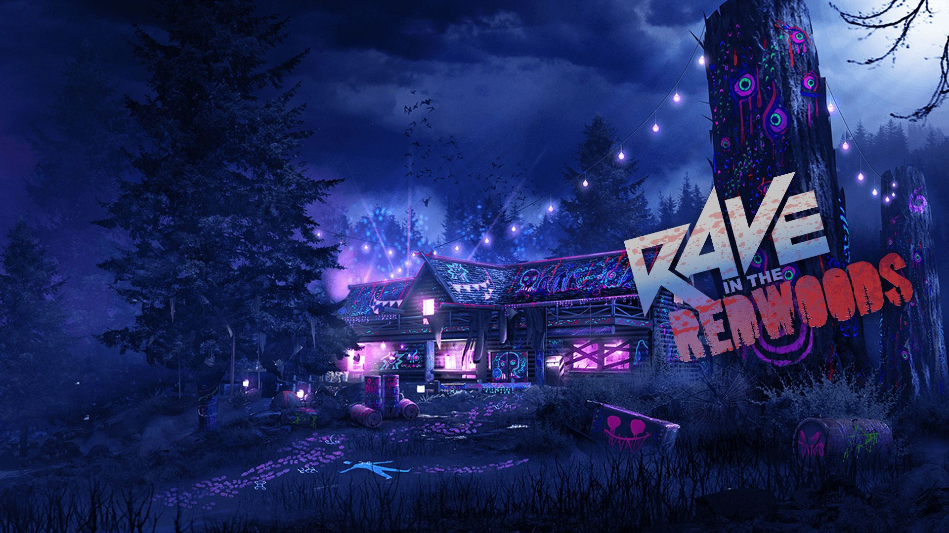 Rave In The Redwoods PC Background By Me (1080p)