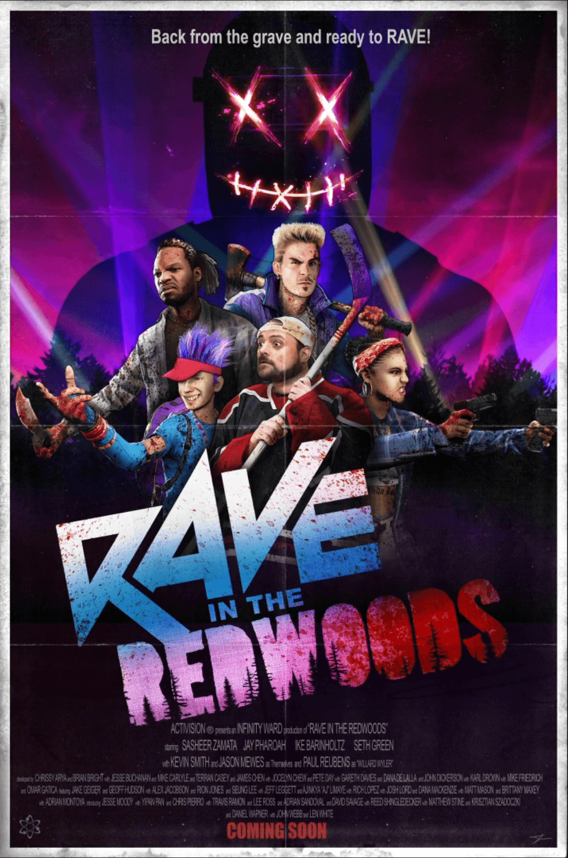 Official Rave in the Redwoods Poster