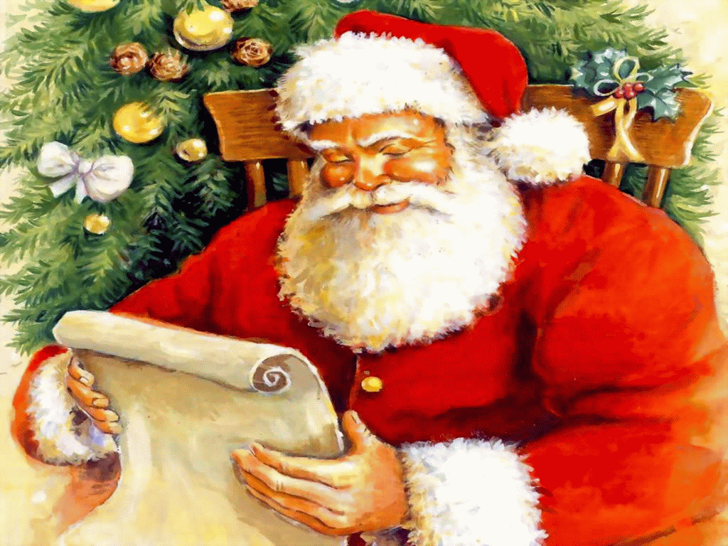 Christmas Xmas wallpaper: Santa Wallpaper