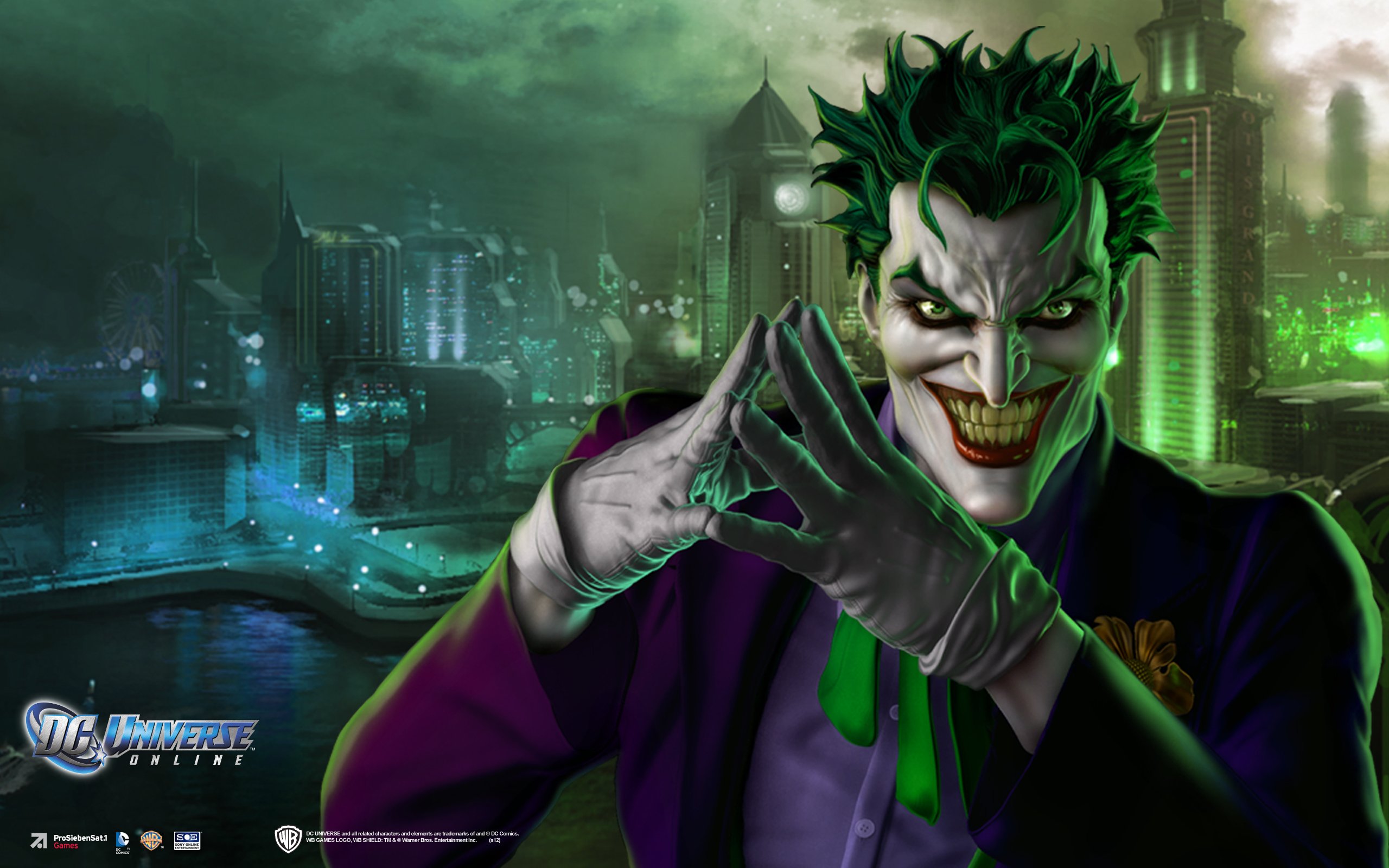 The Joker Dc Universe Online Wallpaper HD For Deskx1600, Wallpaper13.com