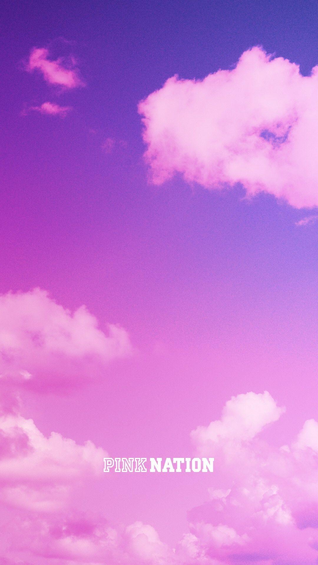 Light Purple Sky Aesthetic Phone Wallpaper