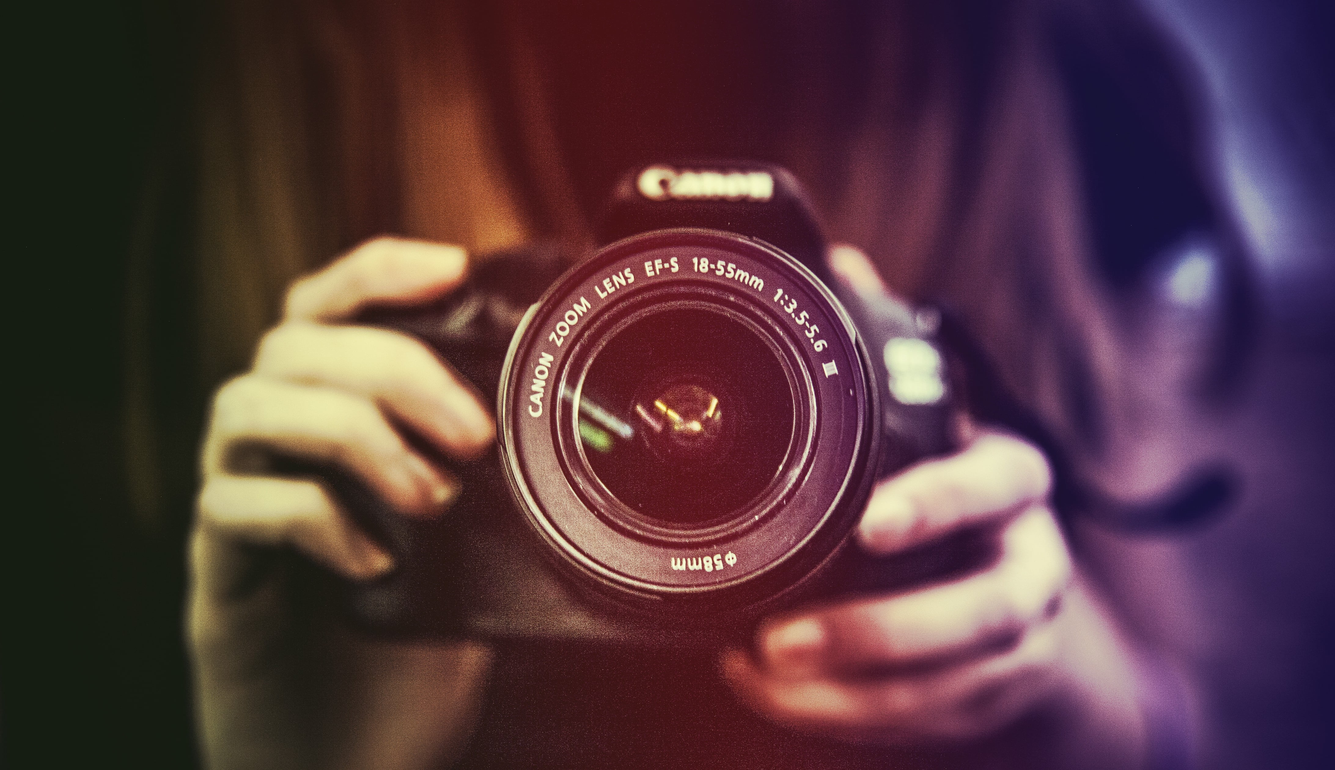 Person Holding Black Canon Dslr Camera Shallow Focus Photography Picture.  Image: 82979337