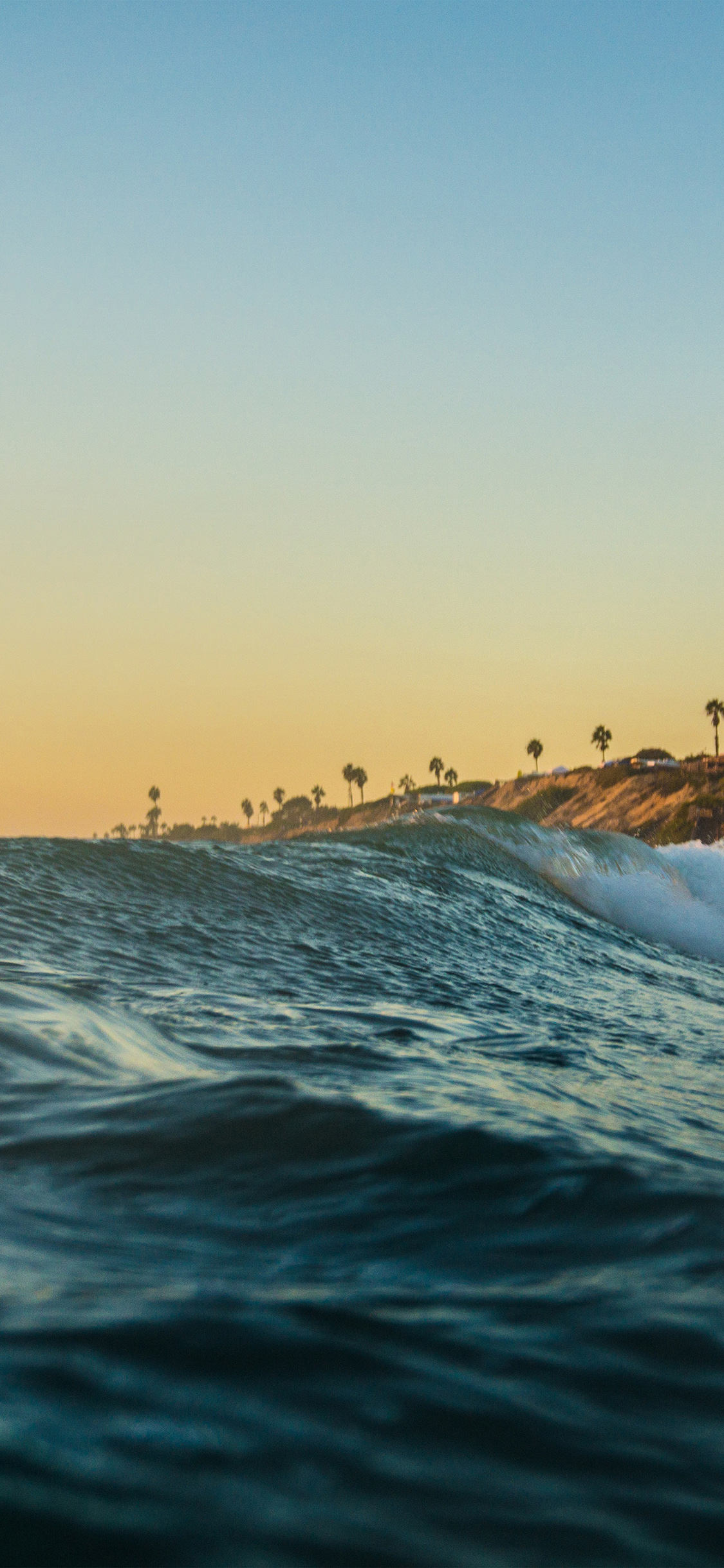 iPhone X wallpaper. sea wave beach