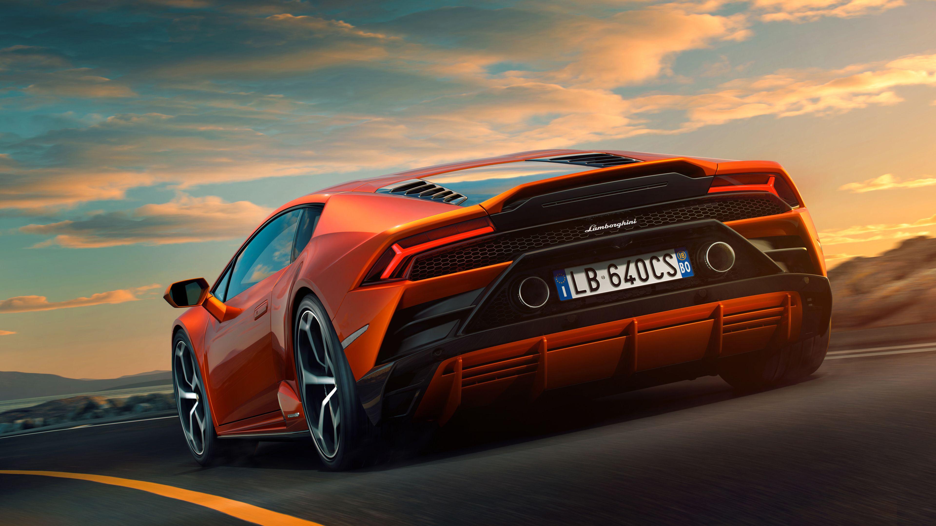 Lamborghini Huracan EVO 2019 Rear 4k